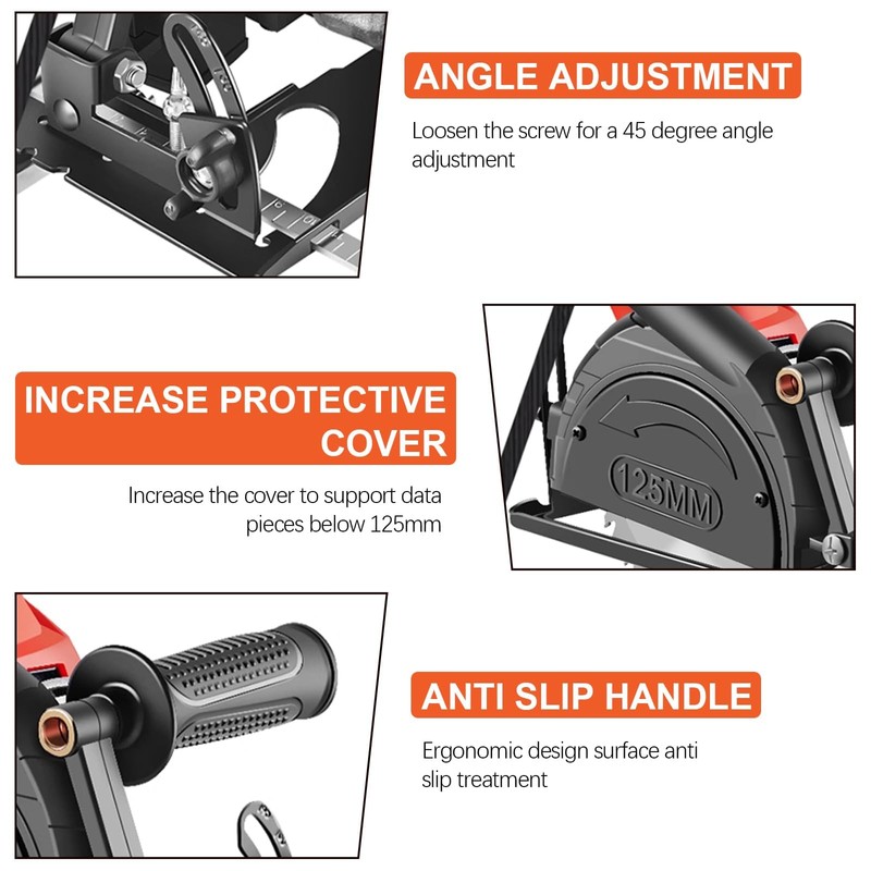 Professional Guide Sledge Angle Grinder Holder Set for Precise Cutting