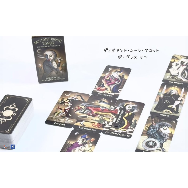 I.I.J Tarot Cards, 78 Cards, Tarot Mini Size, Divination Telling,