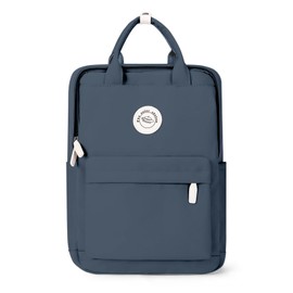 HYC00 Unisex Lightweight Backpack School Bag Water-resistant Casual Rucksack fits 14 inch Laptop for Boys Girls Travel Backpack Bookbag Men and Women College Daypack,Dark Blue