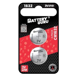 Car Key Battery for Toyota Avalon (2008-2012 Avalon Smart Key Batteries CR1632 3V Pack of 2)