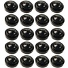 20 Pcs Black Desk Flag Holders, 2 Holes Plastic Mini