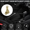 TUCKBOLD 5 Speed Manual Gear Shifter Knob with Cover for