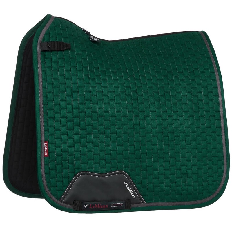LeMieux Suede Dressage Square Saddle Pads - English Saddle Pads
