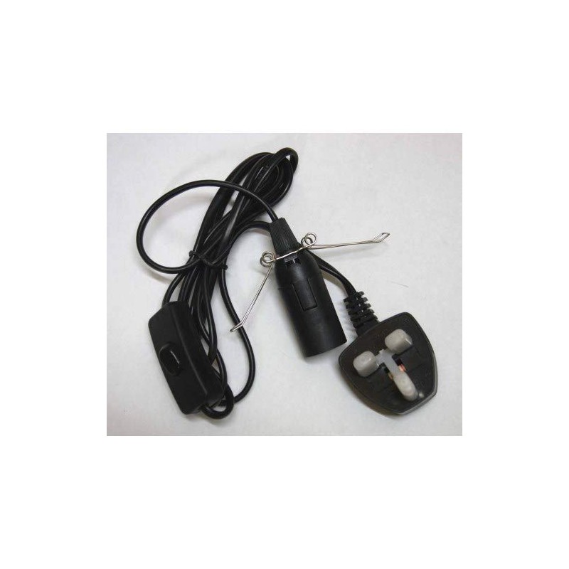 Salt Lamps UK Replacement Electrical Cable 2 Metal Clip with