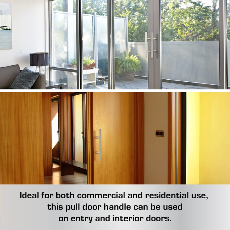 BRINKS Commercial - 12" 'H' Style Pull Door Handle, Satin