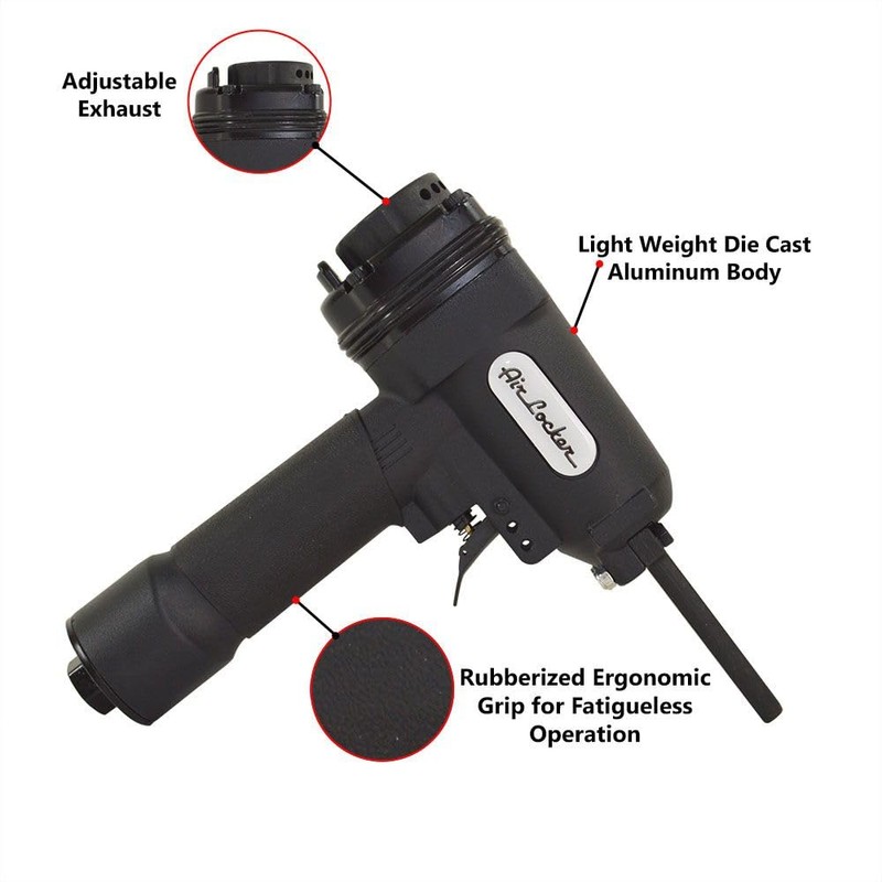 Air Locker AP700-KIT3 Heavy Duty Professional Air Punch Nailer/Nail Remover/Nail