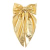 Big Large Hair Bows Clips for Women Girls Glitter Gold