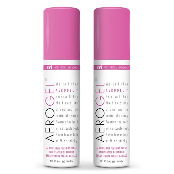 TRIDESIGN TRI Aerogel Flexible Hair Spray Pack of 2 Strong