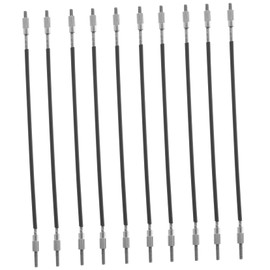 SUPVOX 10pcs Metal Tailgut Cord Replacement Non Slip Tailpiece Stringing Kit for Quick Installation Durable Design Essential Accessory for Musicians