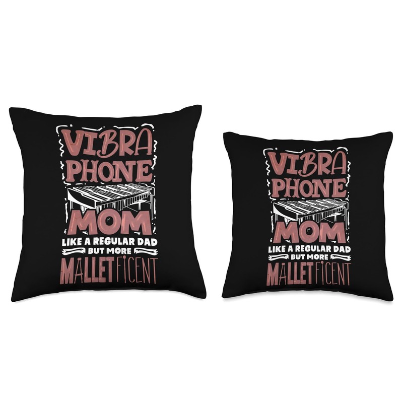 Vibraphone Player Vibraphonist Vibraphone Mothers Day Throw Pillow