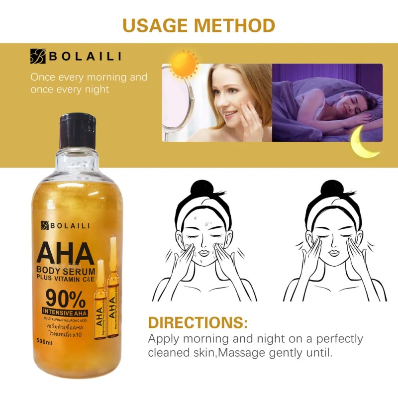 Srum Ce Gold, 24 K, Hidroxicidos Alfa, 500 Ml, Vitamina