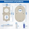 3-Inch Vent Termination Kit, Compatible with Rheem Condensing Indoor Gas