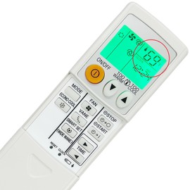Replacement Remote Control for Mitsubishi Electric Mr Slim Air Conditioner E1209C426,KM15E, with Backlit