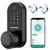 GEONFINO Smart Door Lock with Knob, Keyless Entry Door Lock