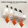Orimade Shower Caddy 3-Pack, No-Drill Adhesive Shelves for Bathroom, Rustproof