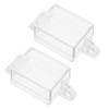 Be In Your Mind 2-Piece Boat Switch Protective Cover, Transparent