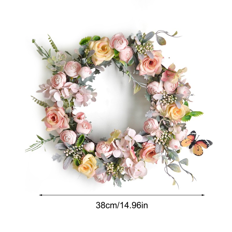 Fake Flower Simulation Garland Plastic Fake Flower Interior Door Wall