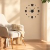 Frameless DIY Wall Clock for Living Room and Office –