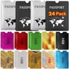 NEARPOW 24 Piezas Protector de Tarjetas Bancarias Funda para Pasaporte