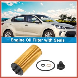ACROPIX 2 Pcs Engine Oil Filter Replacement 11428570590 11428575210 Oil Fuel Filter for Mini Cooper 2014-2022 Car Parts