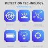 Handheld Portable Air Quality Detector 9 In 1 Temperature Humidity