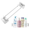 YOUSHARES RV Shower Corner Storage Bar Adjustable Stainless Steel Rod