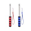 Telescopic Flag Pole 2 Pcs Handheld Flag Pole Stainless Steel