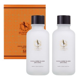Eunyul Horse Oil Men's All-in-One, 125ml, 2 pcs / 은율 마유 남자 올인원, 125ml, 2개