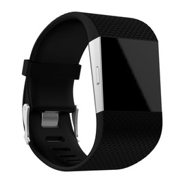 Gatuida Strap Replacement Tpe Wristband Large Black Fitness Accessory for Smartwatch and Stylish Replacement for Daily Wear