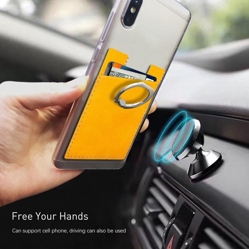 Phone Card Holder with Phone Ring, Ring Wallets Combine a