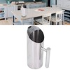 Stainless Steel Water Tie Pot Cold Drinking Pitcher with Ergonomic