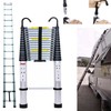 Telescoping Ladder 20ft 6.2M Aluminum Telescopic Ladder Extension Collapsible Attic