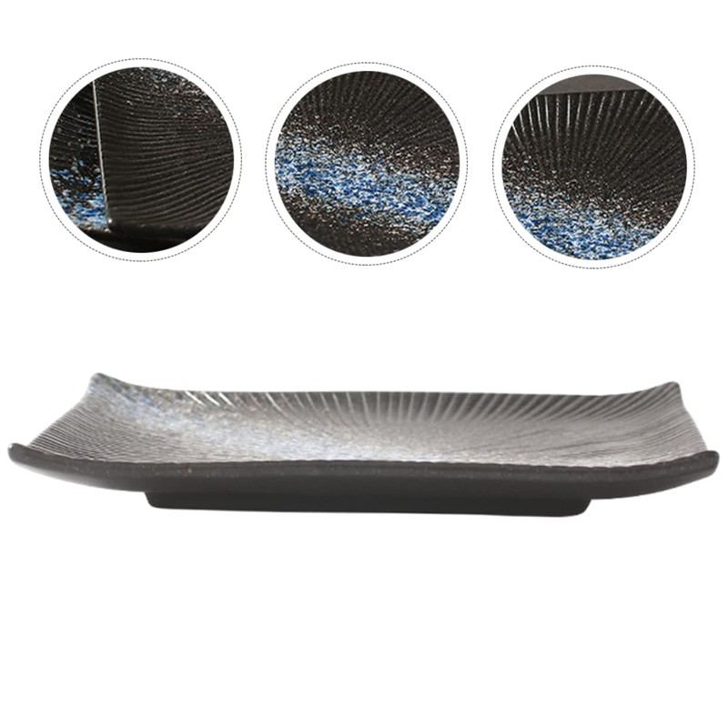 SHOWERORO Sturdy Japanese Steak Plate for Household Daily Use Multi-Function