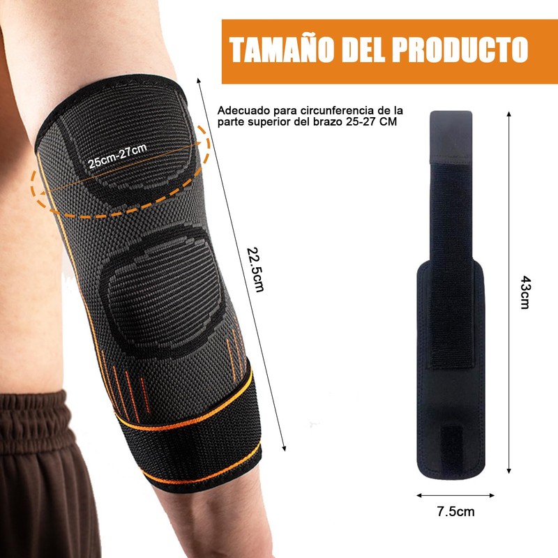 Codera para Tendinitis y Codo de Tenista, Coderas para Gym,