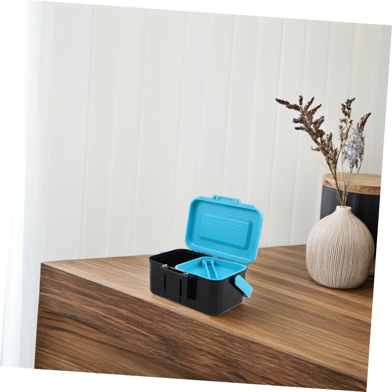 Abaodam Fishing Bait Container Worm Bait Holder Portable Tackle Box
