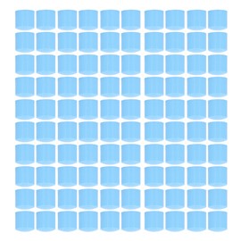 100PCS End Caps High Voltage Pulse Electronic Fence System Tension Bar Rainproof Cap Terminal Bar Waterproof Cap Blue 21mm / 0.8in