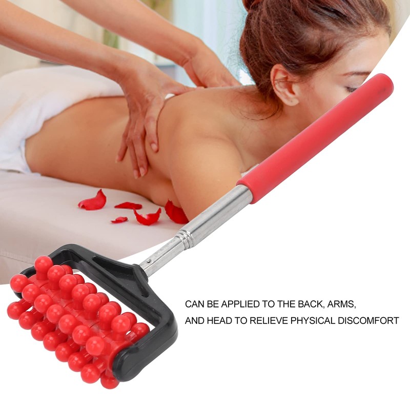 Back Scratcher, Telescopic Massager, Back Muscle Roller, Adjustable Back Head,