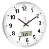 Foxtop Wireless Digital Wall Clock 30 cm Kitchen Clock Radio