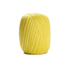 Circulo Anne Yarn, 100% Mercerized Brazilian Virgin Cotton - Cotton Yarn for Crocheting and Knitting - Soft Yarn, Yellow Yarn Art - Fingering Weight Yarn, 547 yds, 5.19 oz - Color 1709 - Gouda