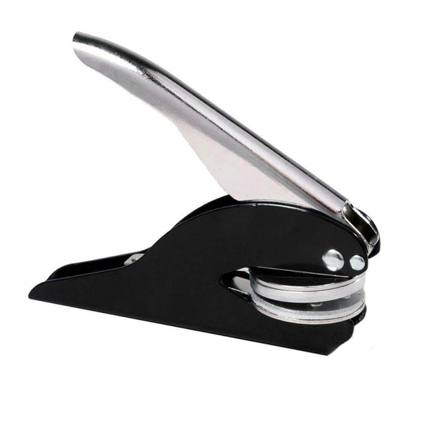 Handheld Paper Embossing Press 38mm Company Seal or Personal Name