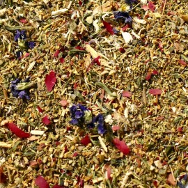 MettaMix Respiratory Remedy HERBAL TEA 2oz Loose Leaf Elderflower Mullein Marshmallow - 2oz.
