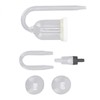 Aquarium Bubble Diffuser Prevent Clogging Transparent Glass Fish Tank Air