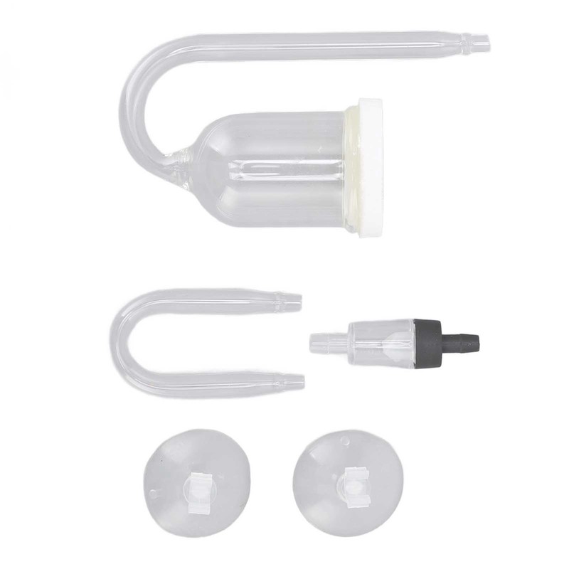 Aquarium Bubble Diffuser Prevent Clogging Transparent Glass Fish Tank Air