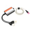Excavator Diagnostic Cable Accurate Flexible Replacement For Hitachi V3.10 Dr.ZAX200