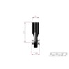 SSD M3 Long Plastic Rod Ends 10 Axial Width Steel