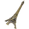 DPWOUM 1Pc Gold Eiffel Tower Statue Mini Eiffel Tower Artificial