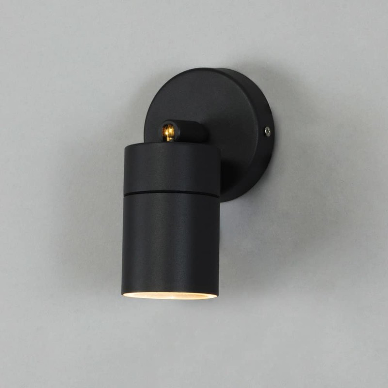 LITECRAFT Kenn Spotlight Outdoor Wall Ceiling Fitting in Anthracite -