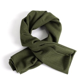 The largest selection Army Scarf Tactical Wrap Tactical Warp Mesh Stole (10 Colors), green (olive green)