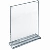Azar Displays 104778 Slim Deluxe Acrylic Block Frame 8.5” x