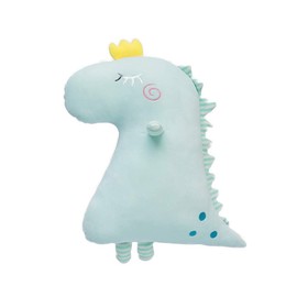 Plushland Soft Plush Dinosaur Pillow Stuffed Animal Hugging Green Throw Pillow Cushion Toy for Kids Teens Adult Gift Birthday, Valentine, Christmas (Green)